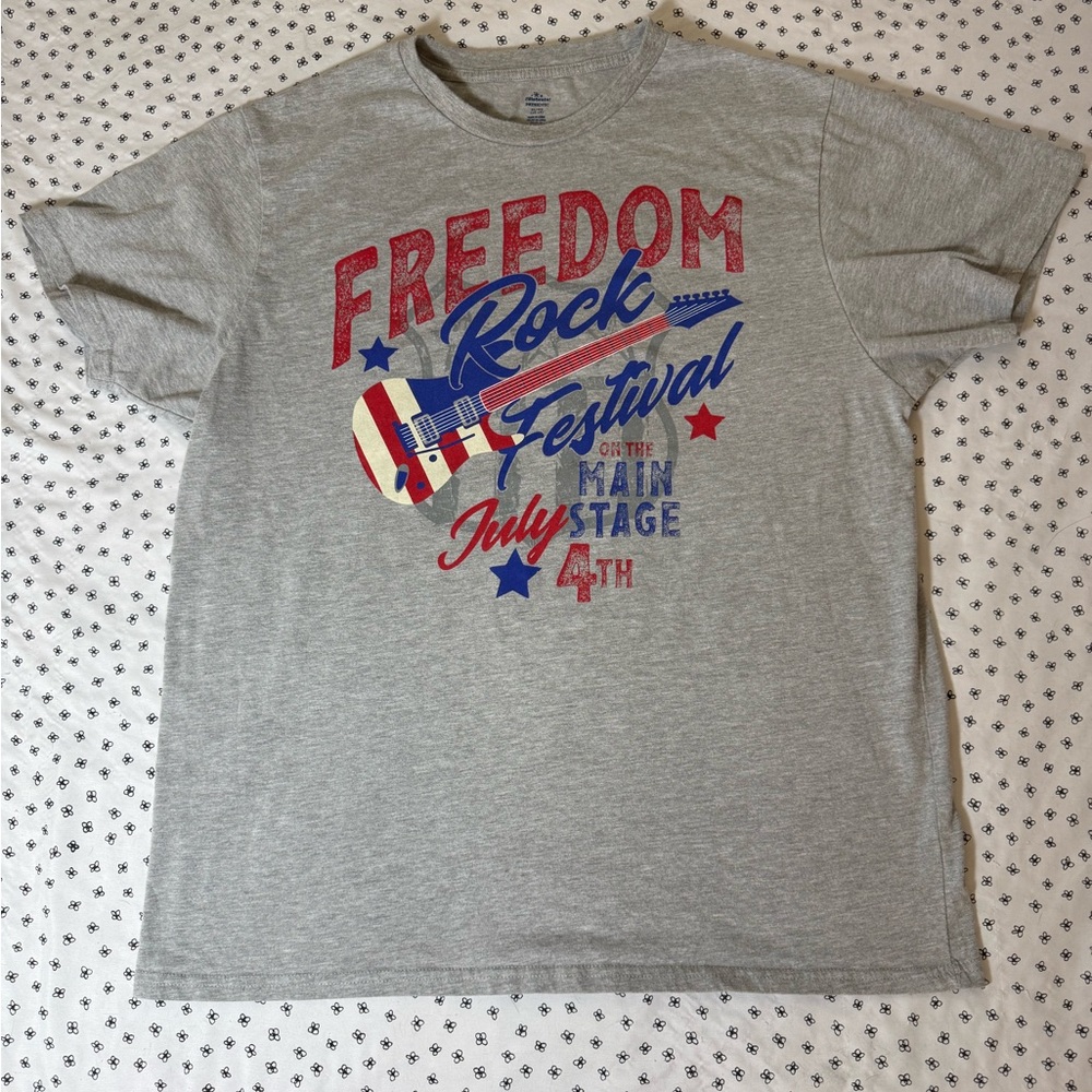 Gray Freedom Rock Festival T-Shirt